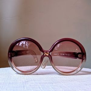 RARE Vintage Nina Ricci Round Sunglasses